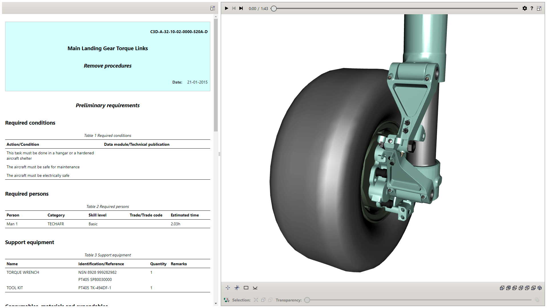 MLG DISASSEMBLY Procedure S1000D