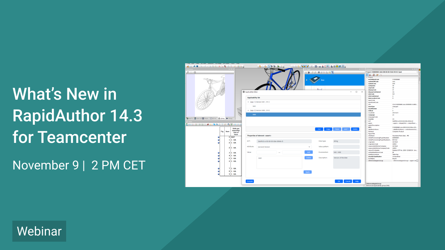 Webinar what's new in RapidAuthor 14.3 for Teamcenter