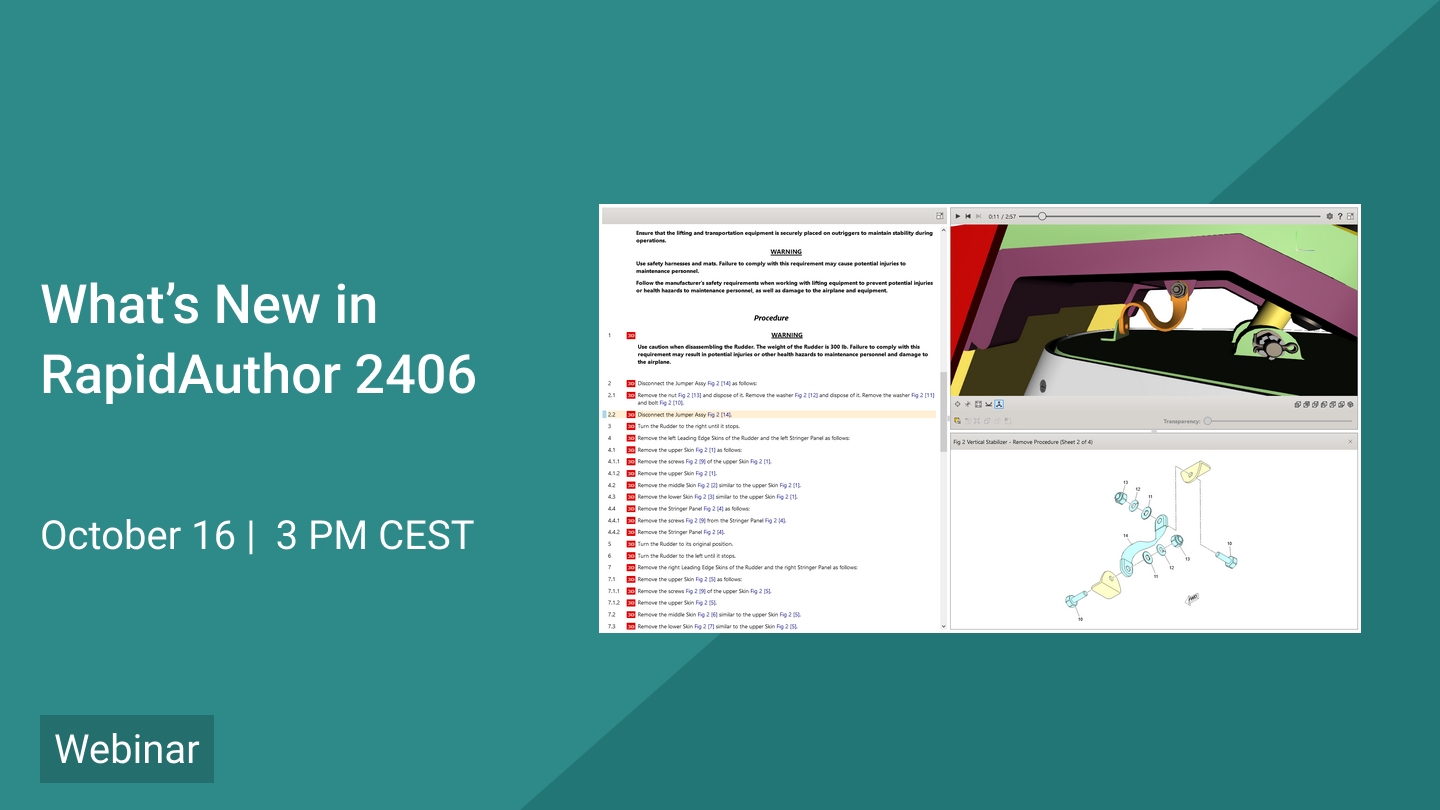 Webinar: What's new in RapidAuthor 2406