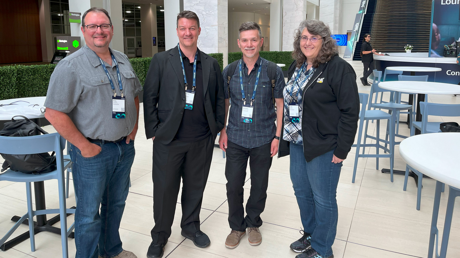 Meeting the Caterpillar team