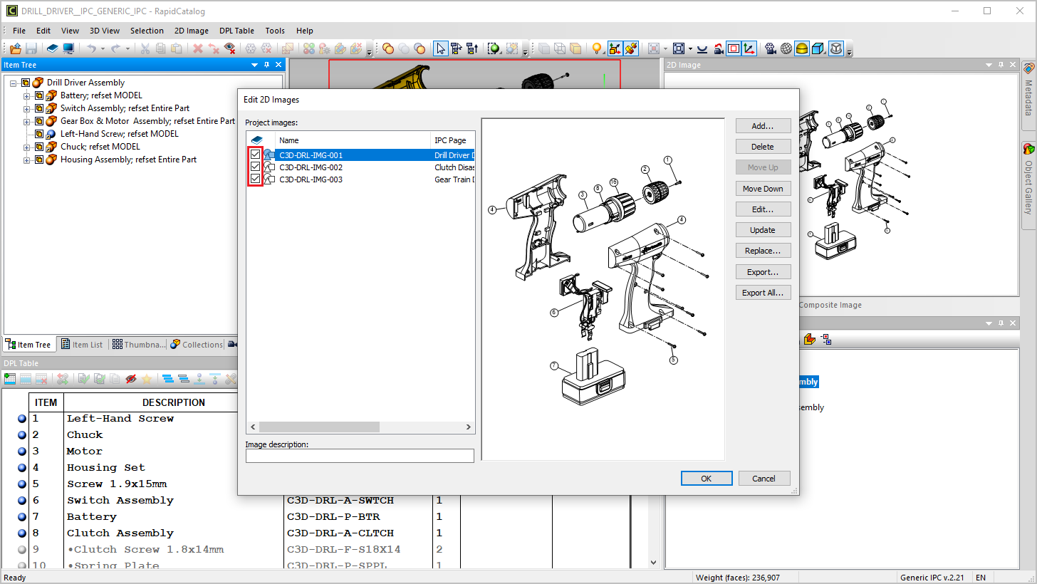 A new checkbox indicating whether the image should be included in the PDF publication